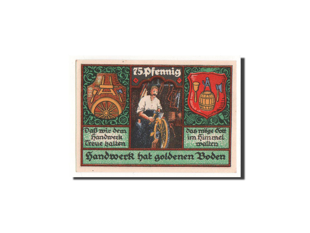 Banknote, Germany, Stolzenau a.d Weser, 75 Pfennig, 1921, 1921-11-15