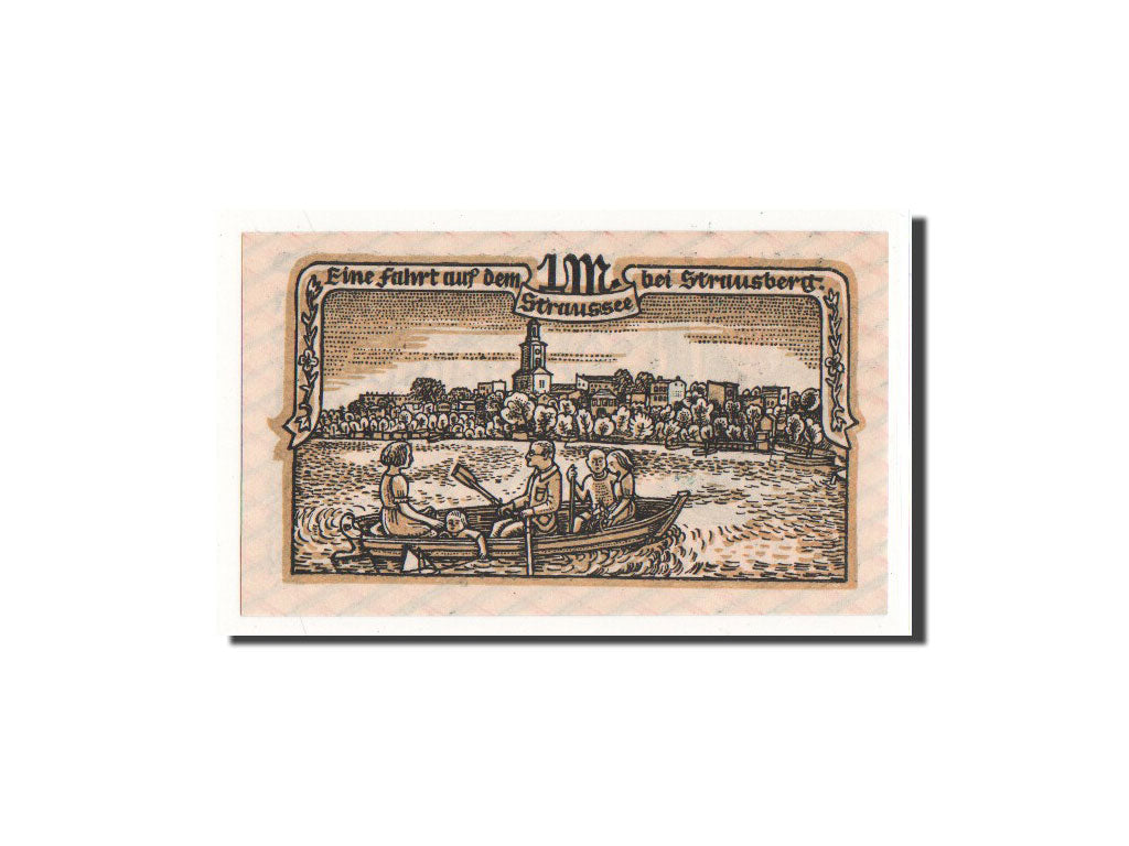 Banknote, Germany, Strausberg, 1 Mark, 1921, 1921-09-01, UNC(65-70), Mehl:1281.1