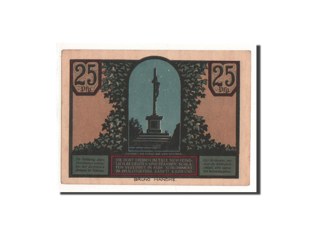 Banknote, Germany, Striegau, 25 Pfennig, 1921, Undated, UNC(64), Mehl:1284.1