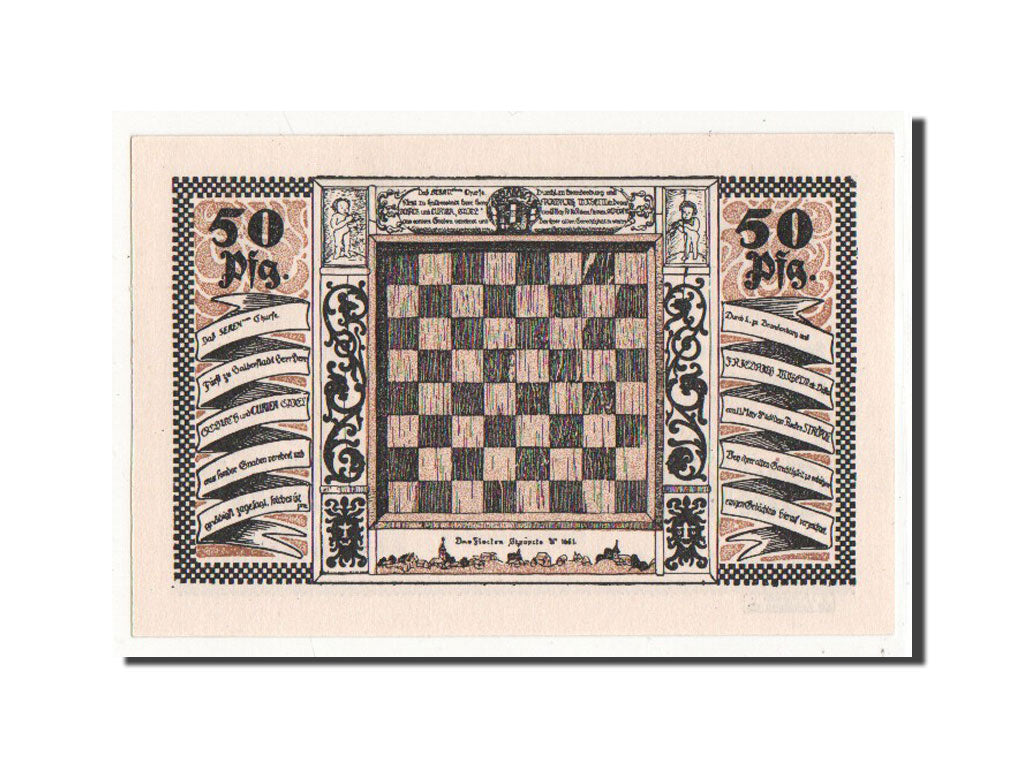 Banknote, Germany, Stroebeck, 50 Pfennig, O.D, UNC(65-70), Mehl:1285.1a