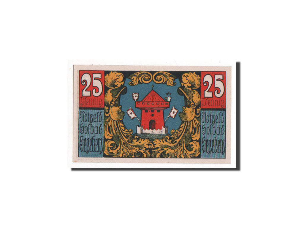 Banknote, Germany, Segeberg, 25 Pfennig, 1920, 1920-12-18, UNC(65-70)