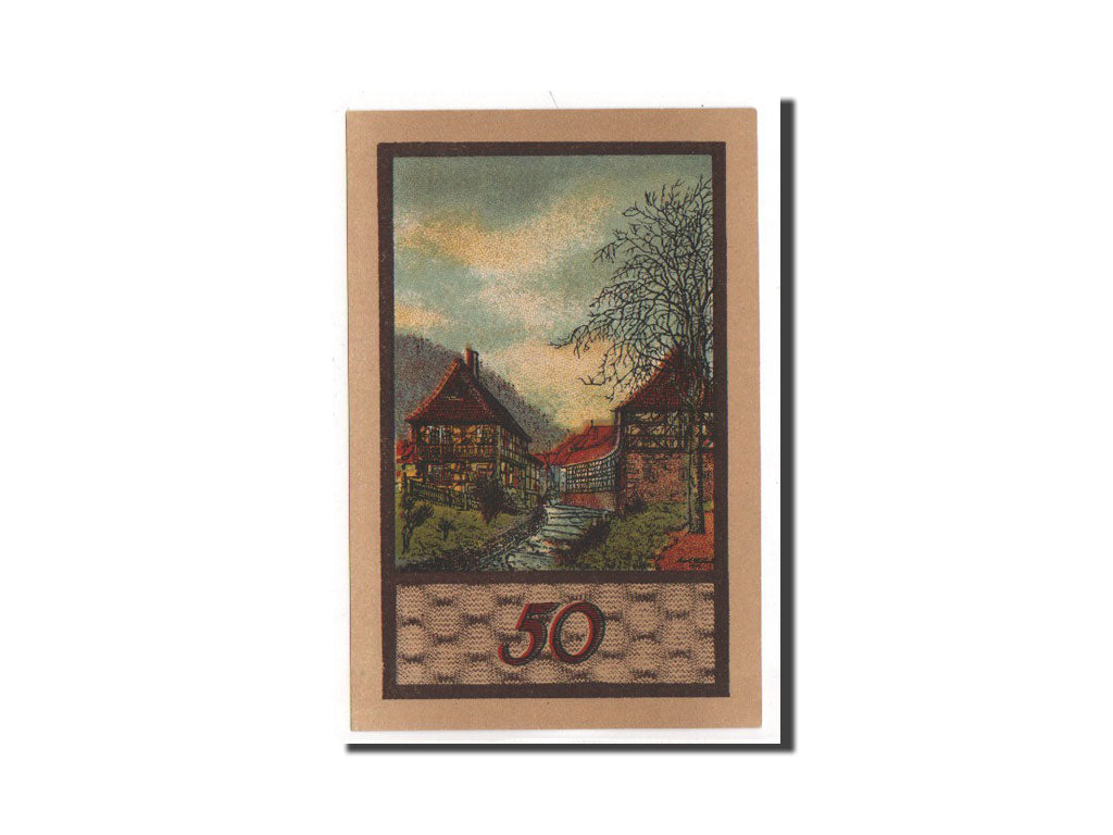 Banknote, Germany, Suhl, 50 Pfennig, O.D, UNC(65-70), Mehl:1303.3
