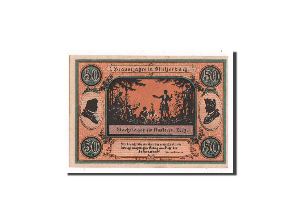 Banknote, Germany, Stützerbach, 50 Pfennig, 1921, UNC(65-70), Mehl:1287.1