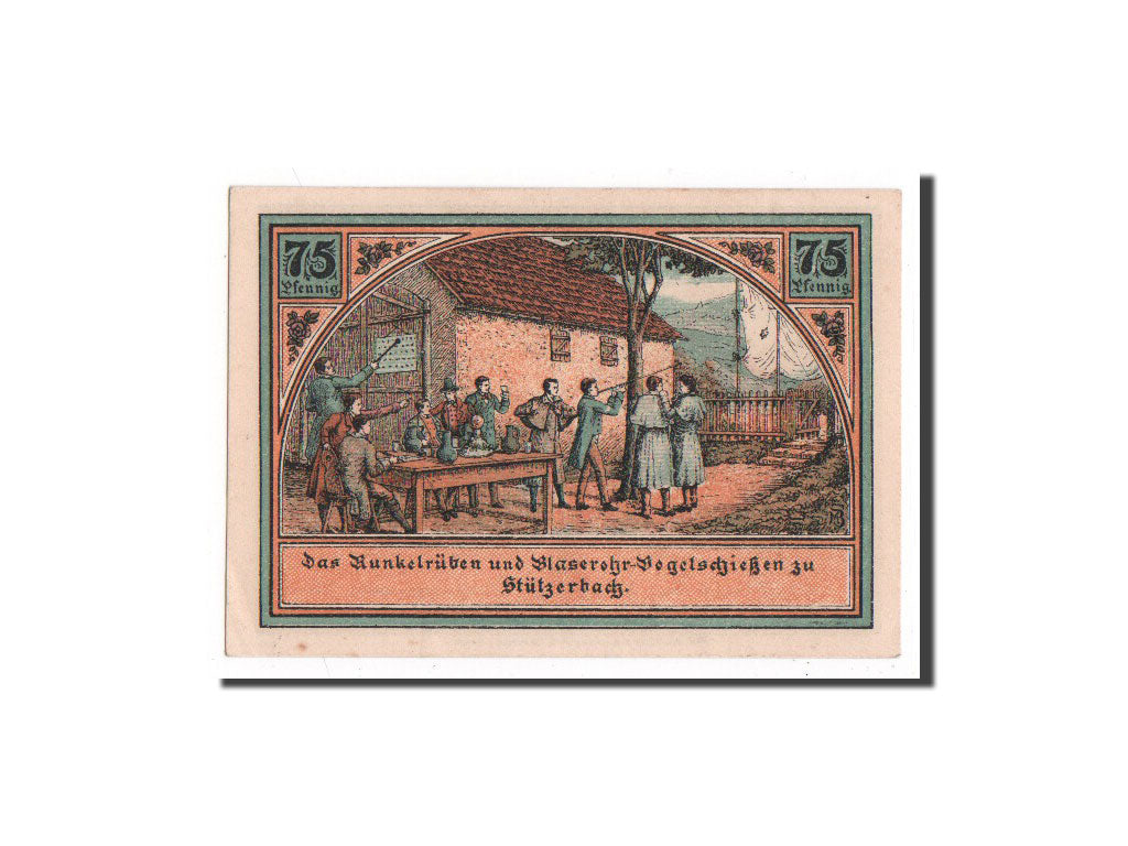 Banknote, Germany, Stützerbach, 75 Pfennig, 1921, UNC(65-70), Mehl:1287.1