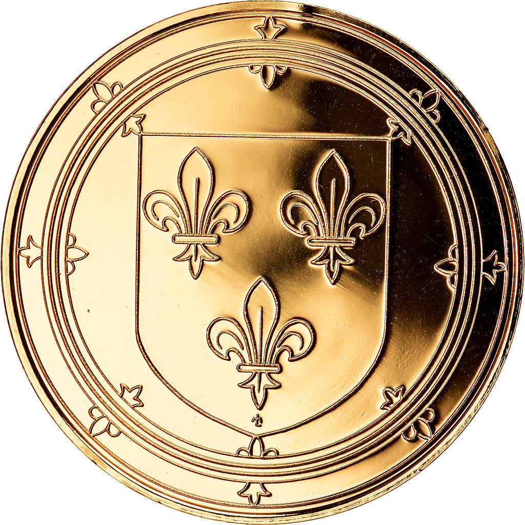 France, Medal, Les Rois de France, François II, History, MS(63), Vermeil