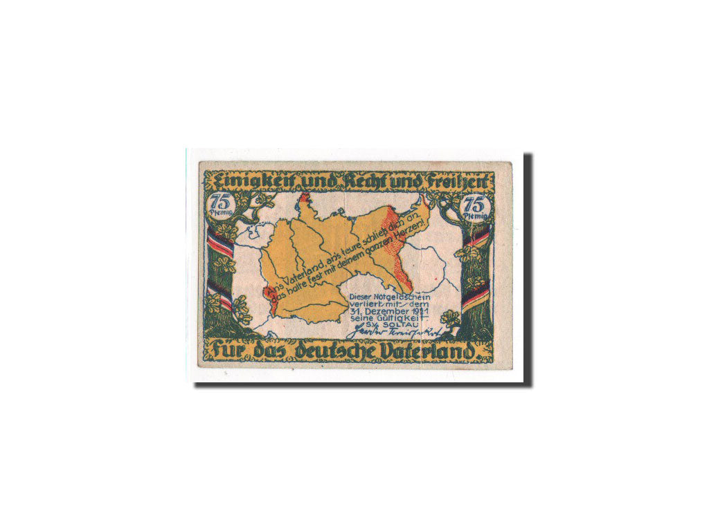Banknote, Germany, Soltau, 75 Pfennig, O.D, N.D, UNC(64), Mehl:1239.1b