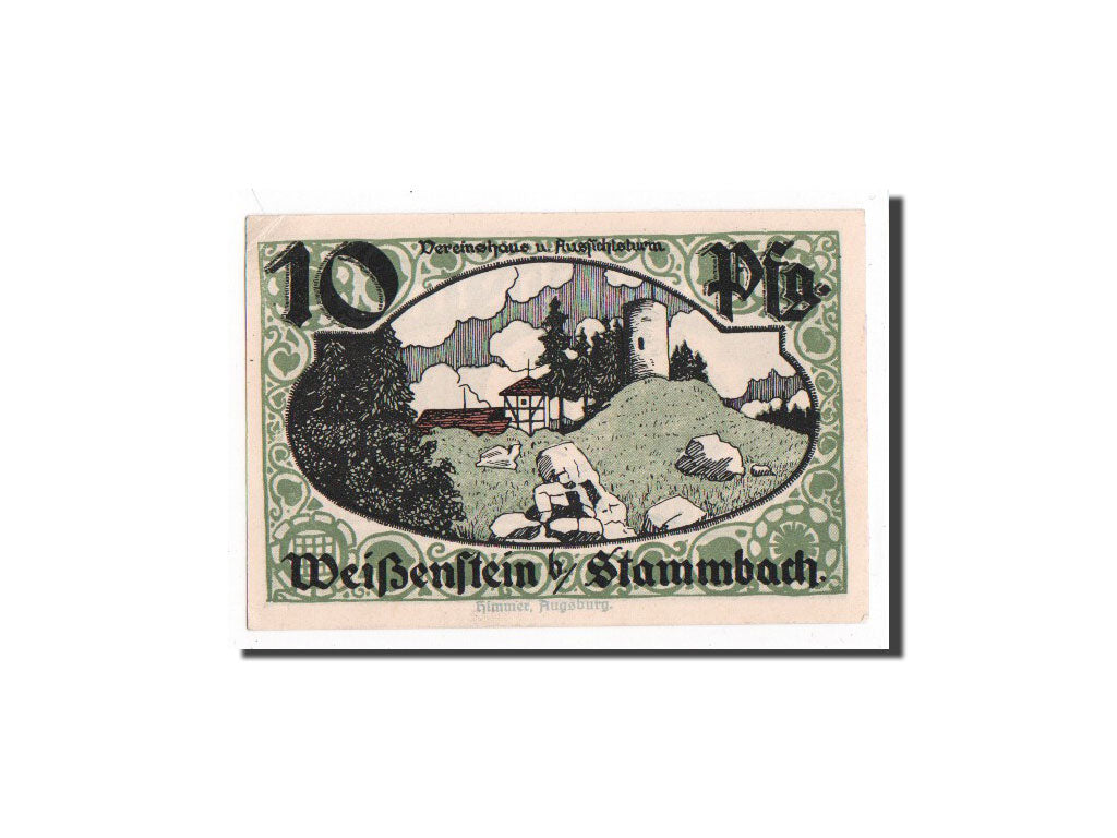 Banknote, Germany, Stammbach, 10 Pfennig, 1921, 1921-07-01, UNC(65-70)