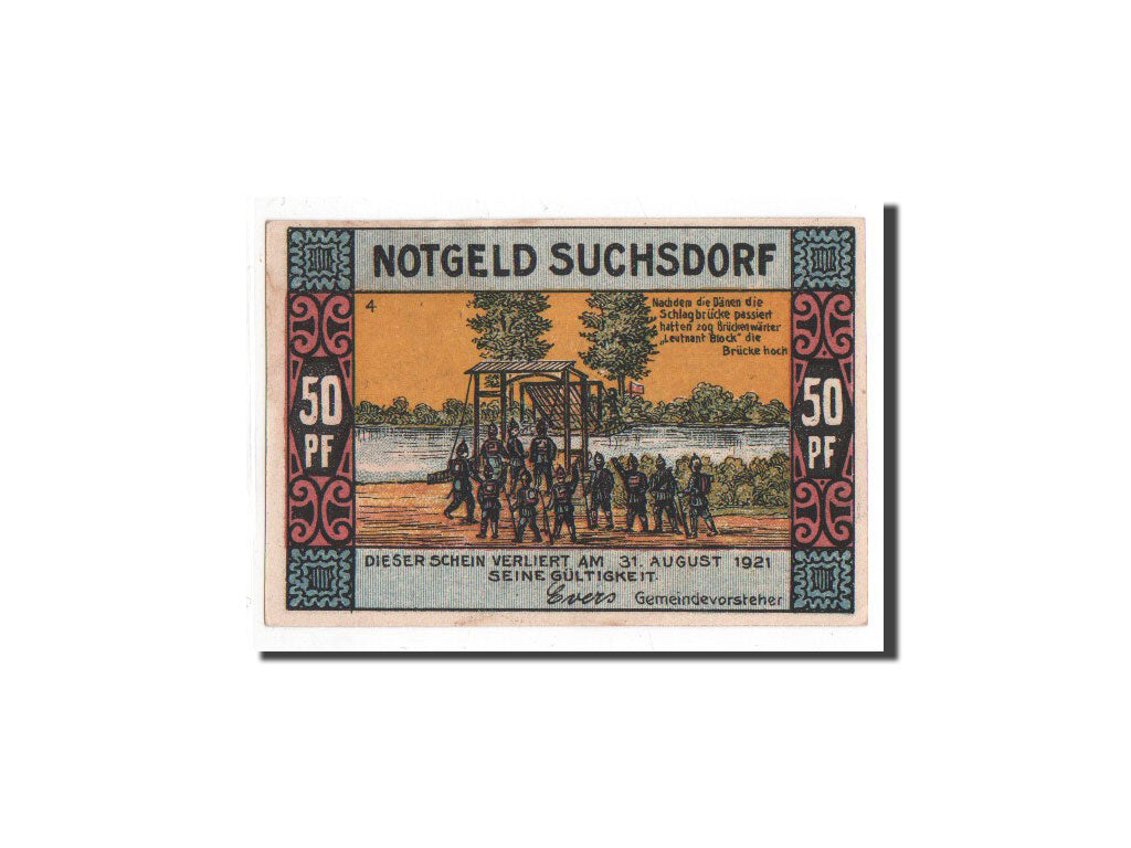 Banknote, Germany, Suchsdorf, 50 Pfennig, O.D, Undated, UNC(64), Mehl:1291.1