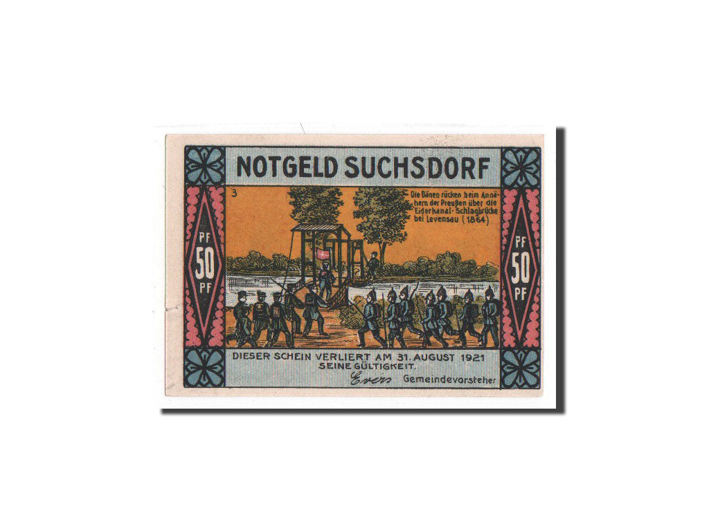 Banknote, Germany, Suchsdorf, 50 Pfennig, O.D, Undated, UNC(65-70), Mehl:1291.1a