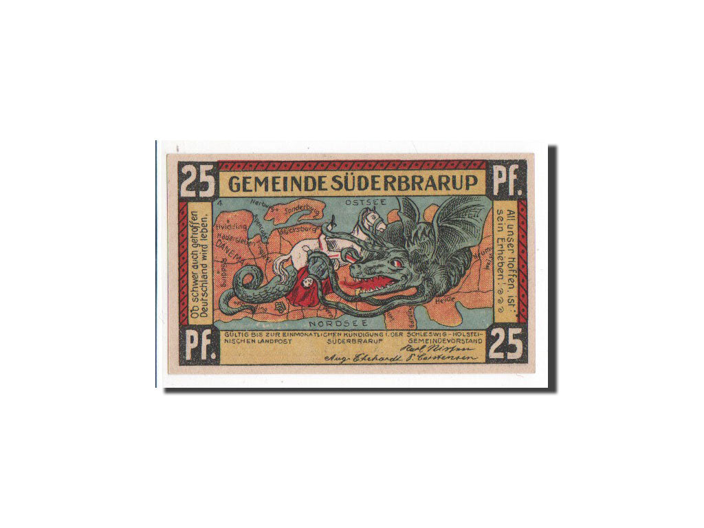 Banknote, Germany, Suderbrarup, 25 Pfennig, O.D, Undated, UNC(65-70)