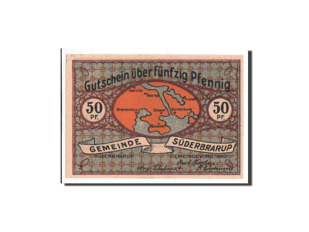 Banknote, Germany, Suderbrarup, 50 Pfennig, O.D, Undated, UNC(65-70)