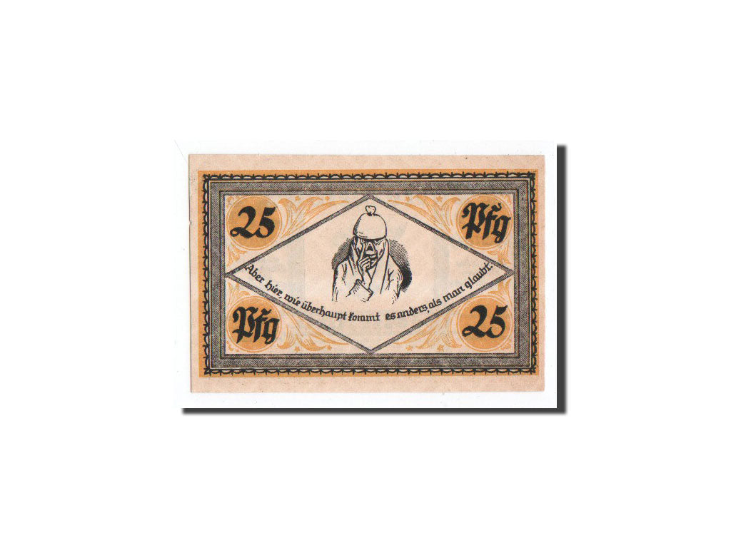 Banknote, Germany, Stolzenau a.d Weser, 25 Pfennig, 1921, 1921-04-30