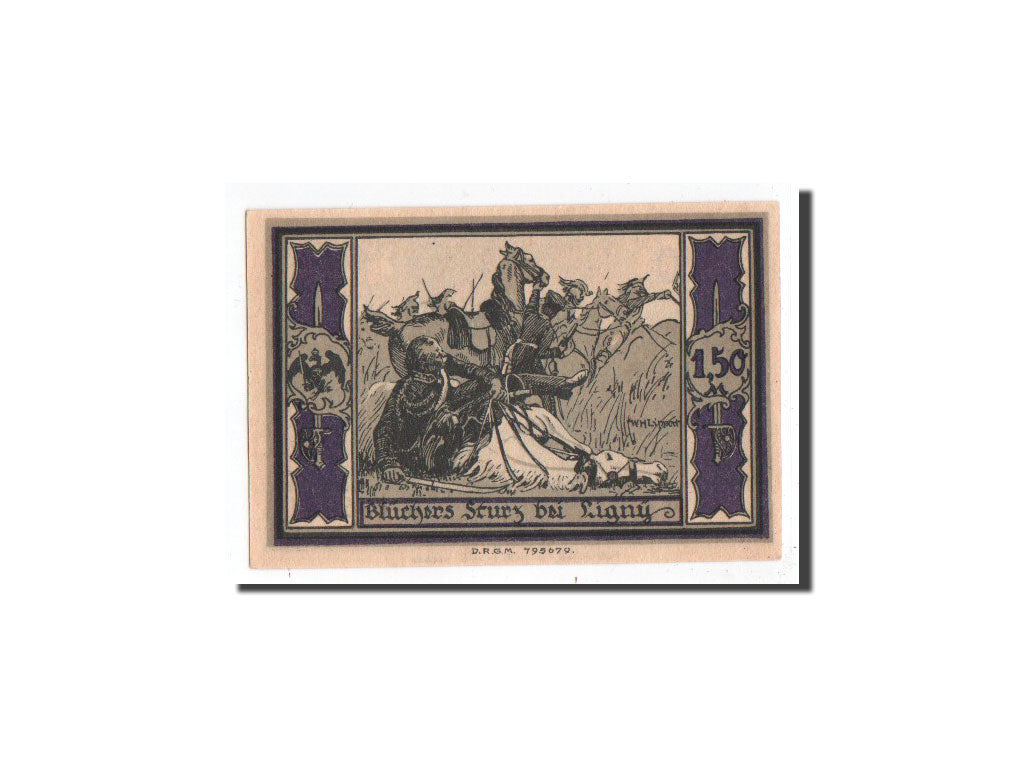 Banknote, Germany, Stolp, 1.5 Mark, O.D, Undated, UNC(65-70), Mehl:1275.5a