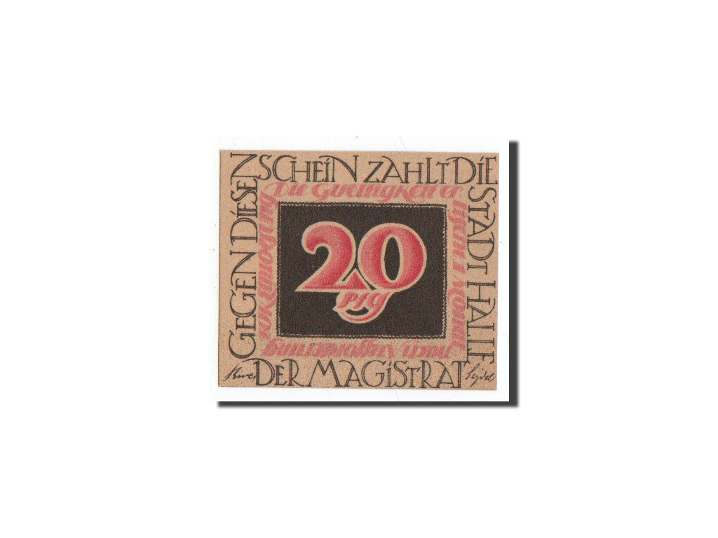 Banknote, Germany, Halle a.d. Saale, 20 Pfennig, O.D, Undated, UNC(65-70)