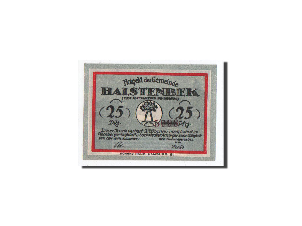 Banknote, Germany, Halstenbek, 25 Pfennig, O.D, Undated, UNC(65-70), Mehl:513.1a
