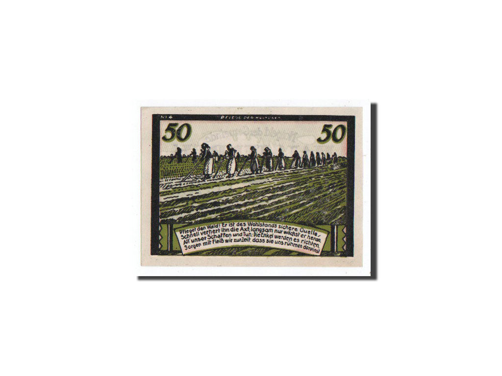 Banknote, Germany, Halstenbek, 50 Pfennig, O.D, Undated, UNC(65-70), Mehl:513.1a