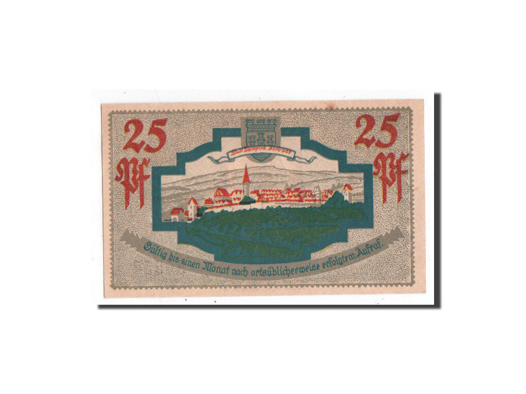 Banknot, Niemcy, Steinheim Stadt, 25 Pfennig, 1921, 1921-03-18, UNC(65-70)