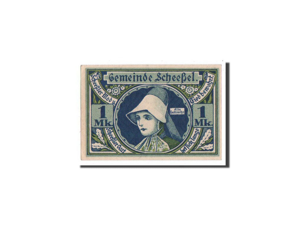 Banknot, Niemcy, Scheebel, 1 Mark, 1921, 1921-10-01, UNC(65-70), Mehl:1174.2