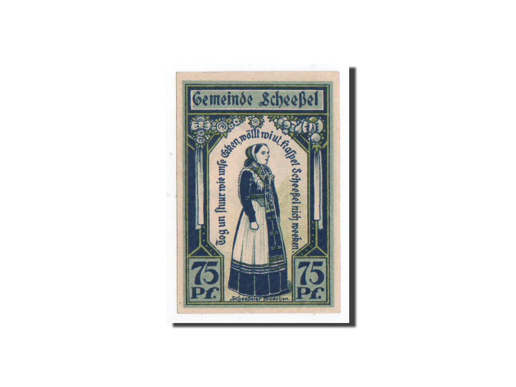 Banknote, Germany, Scheebel, 75 Pfennig, 1921, 1921-10-01, UNC(65-70)