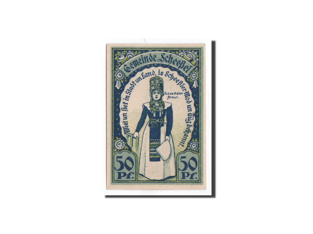 Banknote, Germany, Scheebel, 50 Pfennig, 1921, 1921-10-01, UNC(65-70)