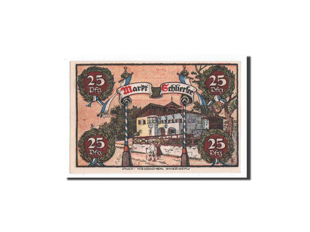 Banknot, Niemcy, Schliersee, 25 Pfennig, 1921, 1921-06-15, UNC(65-70)