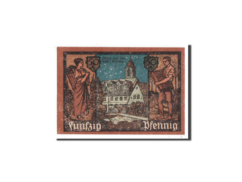 Banknote, Germany, Grunberg Stadt, 50 Pfennig, O.D, Undated, UNC(65-70)