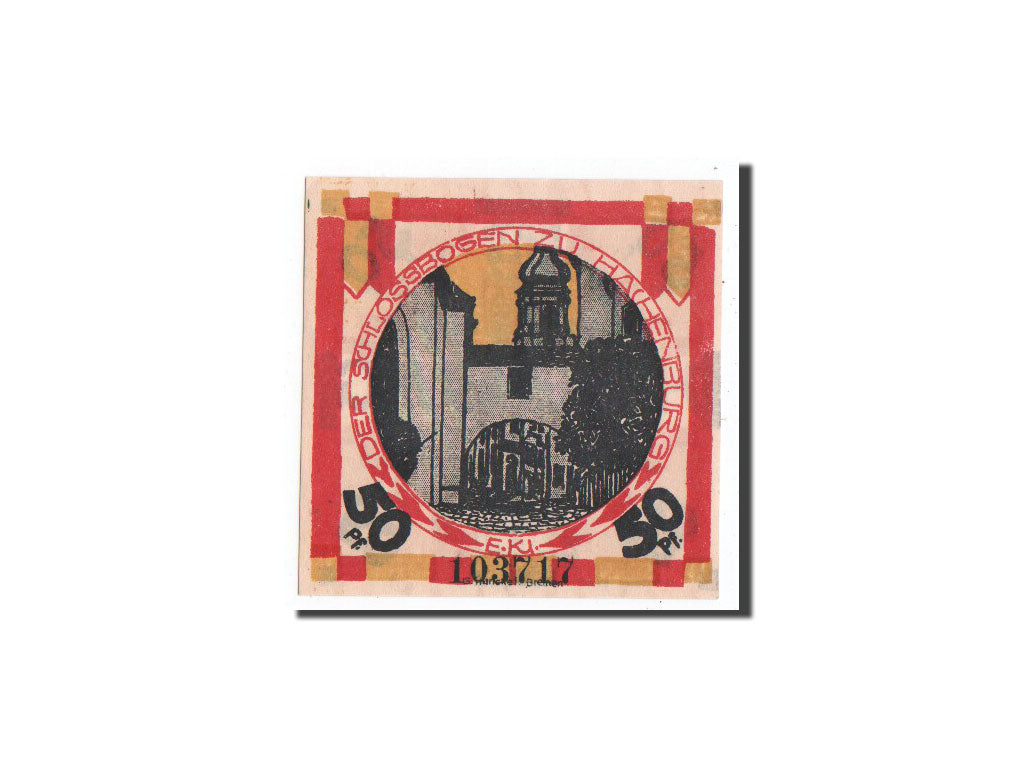 Billete, Alemania, Hachenburg, 50 Pfennig, 1921, 1921-06-01, UNC, Mehl:498.1