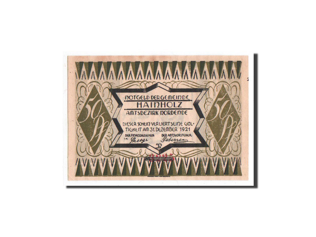 Biljet, Duitsland, Hainholz, 50 Pfennig, O.D, Undated, NIEUW, Mehl:502.1a