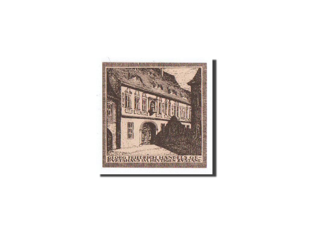 Billete, Alemania, Halle a.d. Saale, 10 Pfennig, Geburtshaus, O.D, Undated, UNC