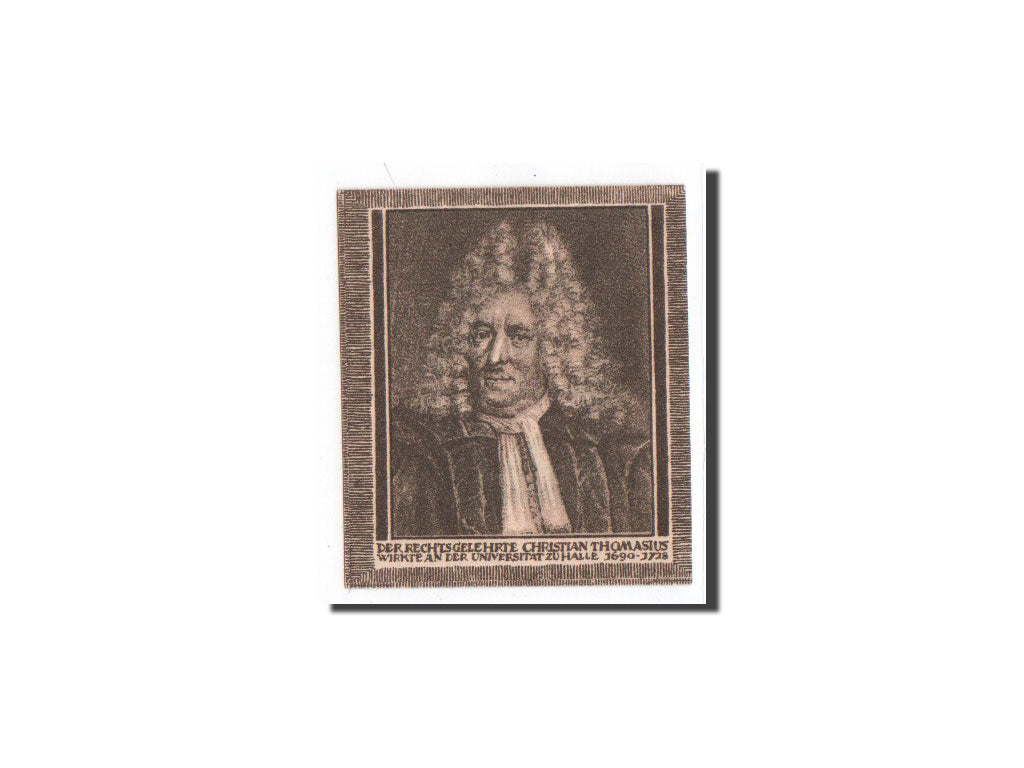 Banknot, Niemcy, Halle a.d. Saale, 20 Pfennig, Rechtsgelehrte, O.D, Undated