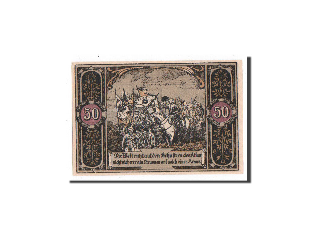 Banknot, Niemcy, Hehenfriedeberg, 50 Pfennig, N.D, O.D, Undated, UNC(65-70)