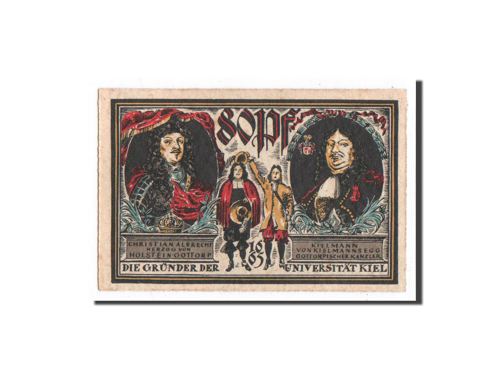 Banknote, Germany, Kiel, 80 Pfennig, N.D, 1921, 1921-09-10, UNC(65-70)