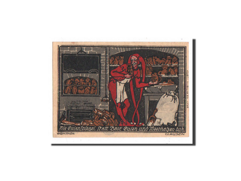 Geldschein, Deutschland, Kneitlingen, 1 Mark, serie 1 f, 1921, 1921-07-01, UNZ