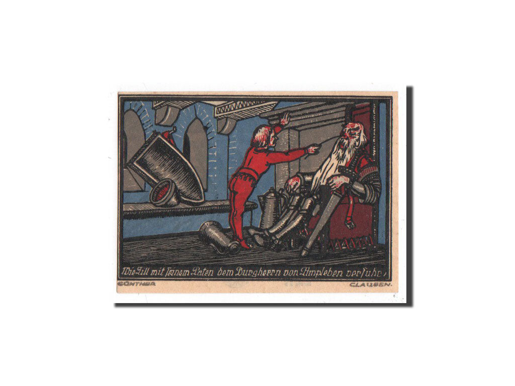 Geldschein, Deutschland, Kneitlingen, 50 Pfennig, serie 2 b, 1921, 1921-07-01