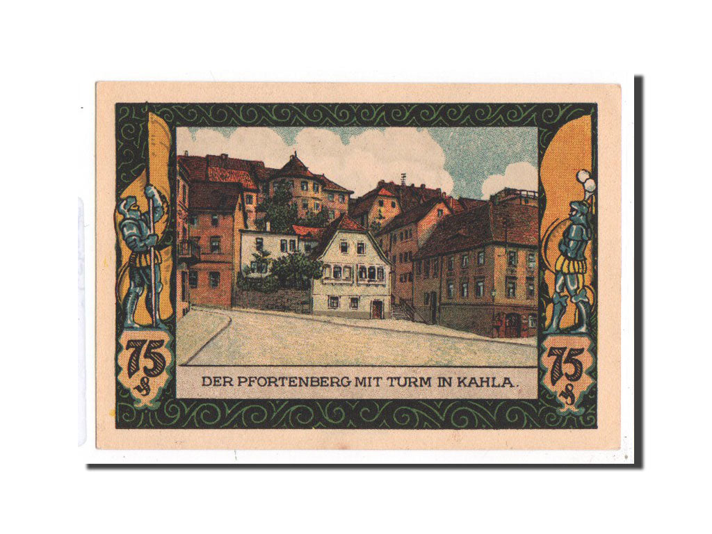 Banknote, Germany, Kahla Stadt, 75 Pfennig, N.D, 1921, 1921-11-01, UNC(65-70)