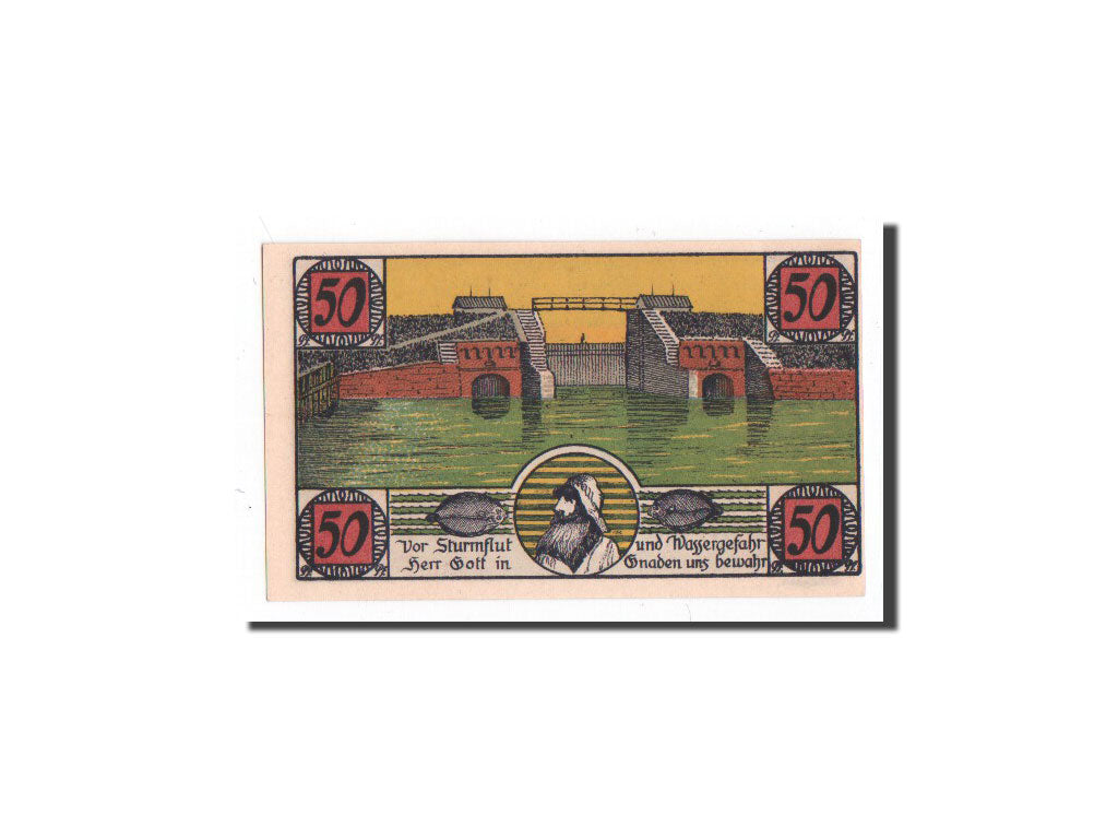 Geldschein, Deutschland, Hoyer, 50 Pfennig, N.D, 1920, 1920-04-10, UNZ