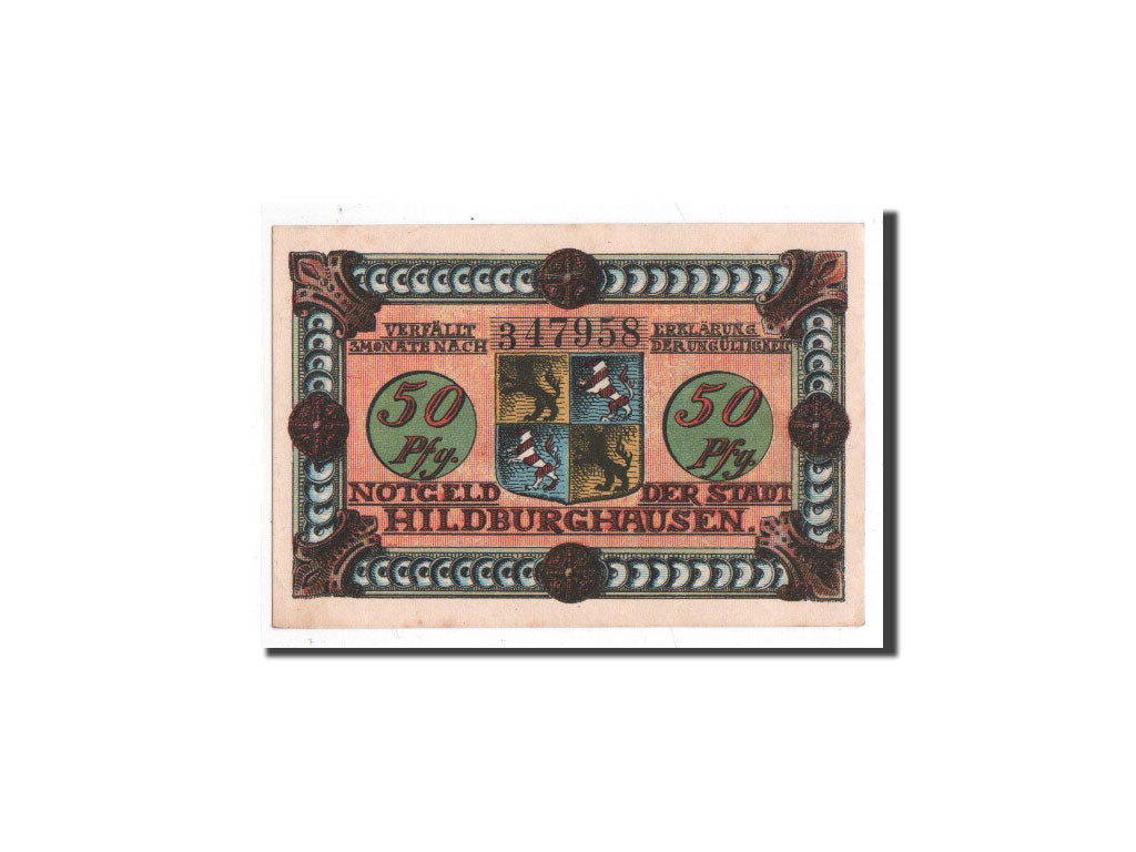 Banknote, Germany, Hildburghausen, 50 Pfennig, femme, O.D, Undated, KM:205