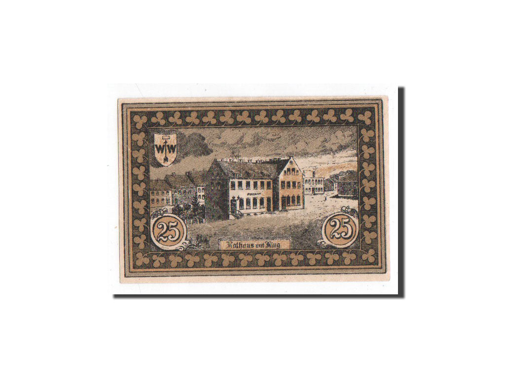 Banknot, Niemcy, Hohenfriedeberg, 25 Pfennig, Eglise, O.D, Undated, UNC(65-70)