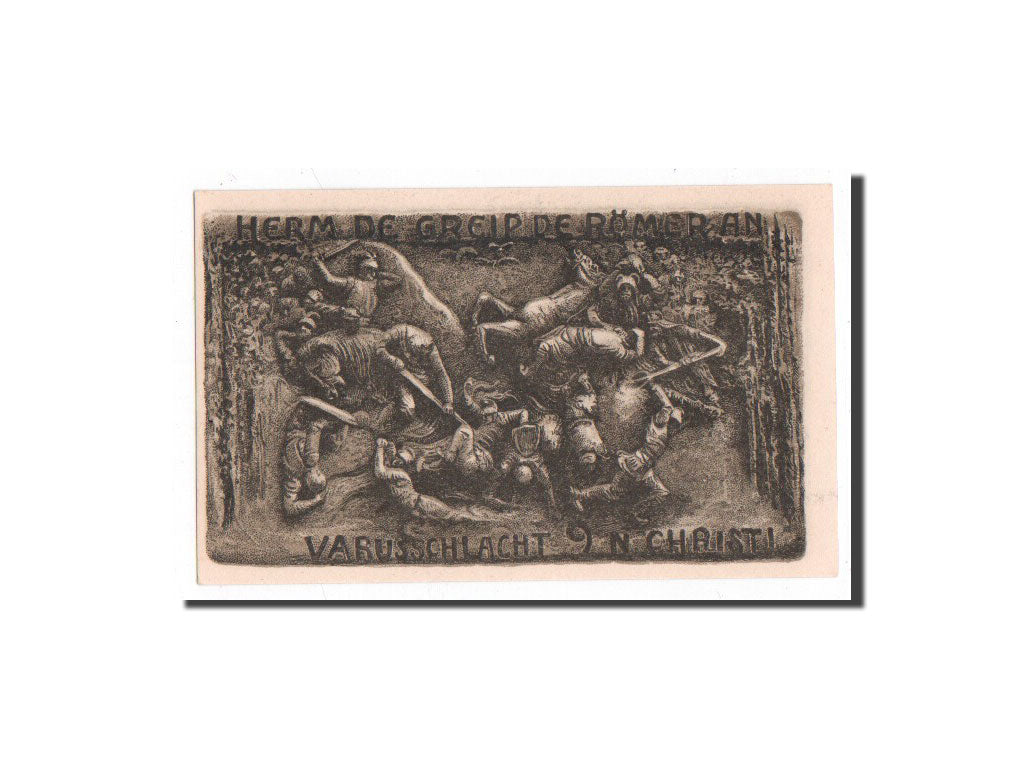 Billet, Allemagne, Horn, 50 Pfennig, Bataille, 1921, Undated, NEUF, Mehl:628.1a