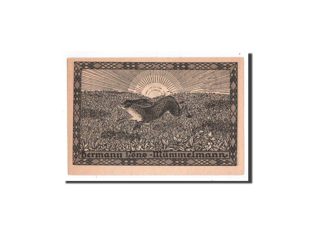 Billet, Allemagne, Hemdingen, 50 Pfennig, lapin, O.D, Undated, NEUF, Mehl:599.3a