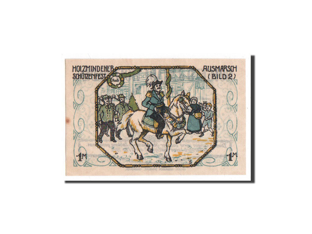 Banknote, Germany, Holzminden, 1 Mark, cheval, O.D, Undated, UNC(65-70)