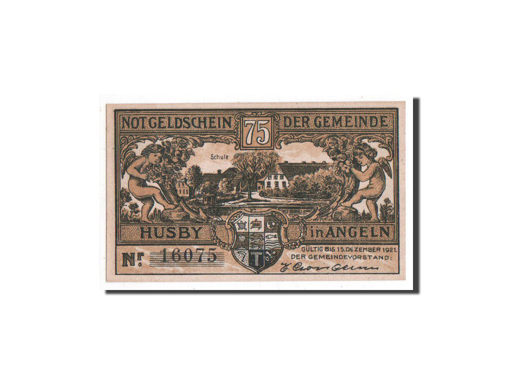 Billete, Alemania, Husby, 75 Pfennig, wagon, O.D, Undated, UNC, Mehl:637.1a