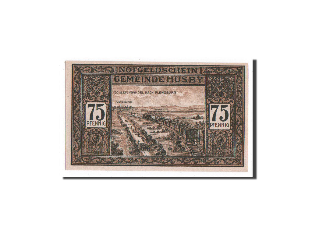 Billete, Alemania, Husby, 75 Pfennig, wagon, O.D, Undated, UNC, Mehl:637.1a
