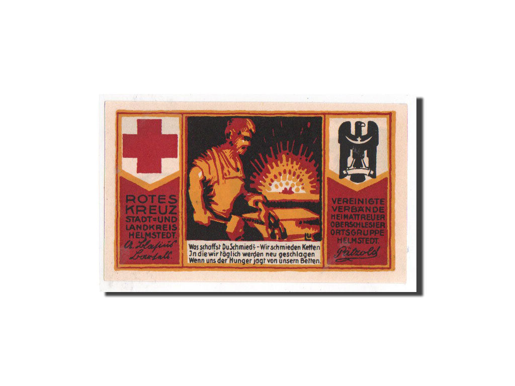 Banknote, Germany, Helmstedt, 1 Mark, métier, 1921, 1921-12-24, UNC(65-70)