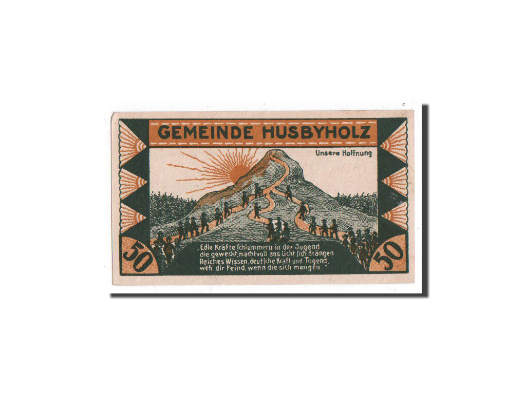 Billet, Allemagne, Husbyholz, 50 Pfennig, marche, 1921, 1921-07-01, NEUF
