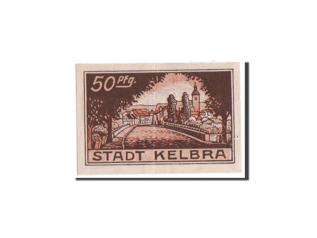 Geldschein, Deutschland, Kelbra, 50 Pfennig, village, 1921, 1921-07-12, UNZ