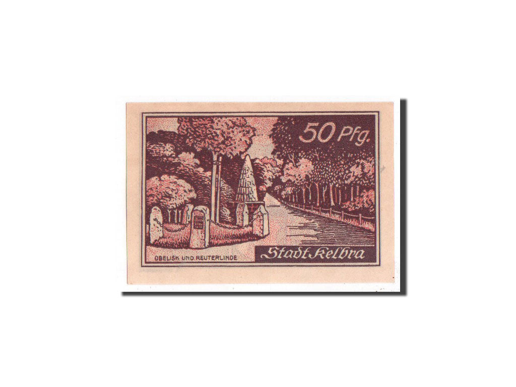 Banknote, Germany, Kelbra, 50 Pfennig, paysage, 1921, 1921-07-12, UNC(65-70)