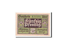 Banknote, Germany, Kelbra, 50 Pfennig, Monument, 1921, 1921-07-12, UNC(65-70)
