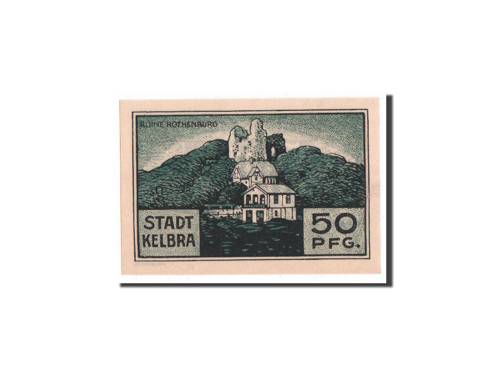 Banknote, Germany, Kelbra, 50 Pfennig, paysage, 1921, 1921-07-12, UNC(65-70)