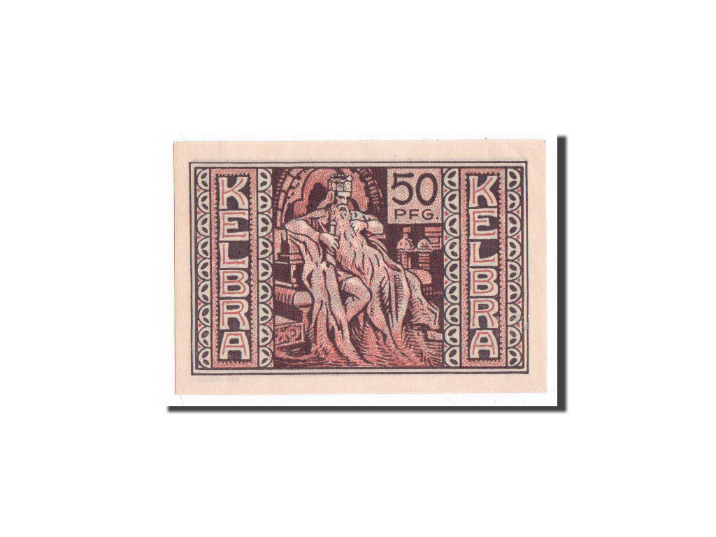 Geldschein, Deutschland, Kelbra, 50 Pfennig, personnage, 1921, 1921-06-19, UNZ